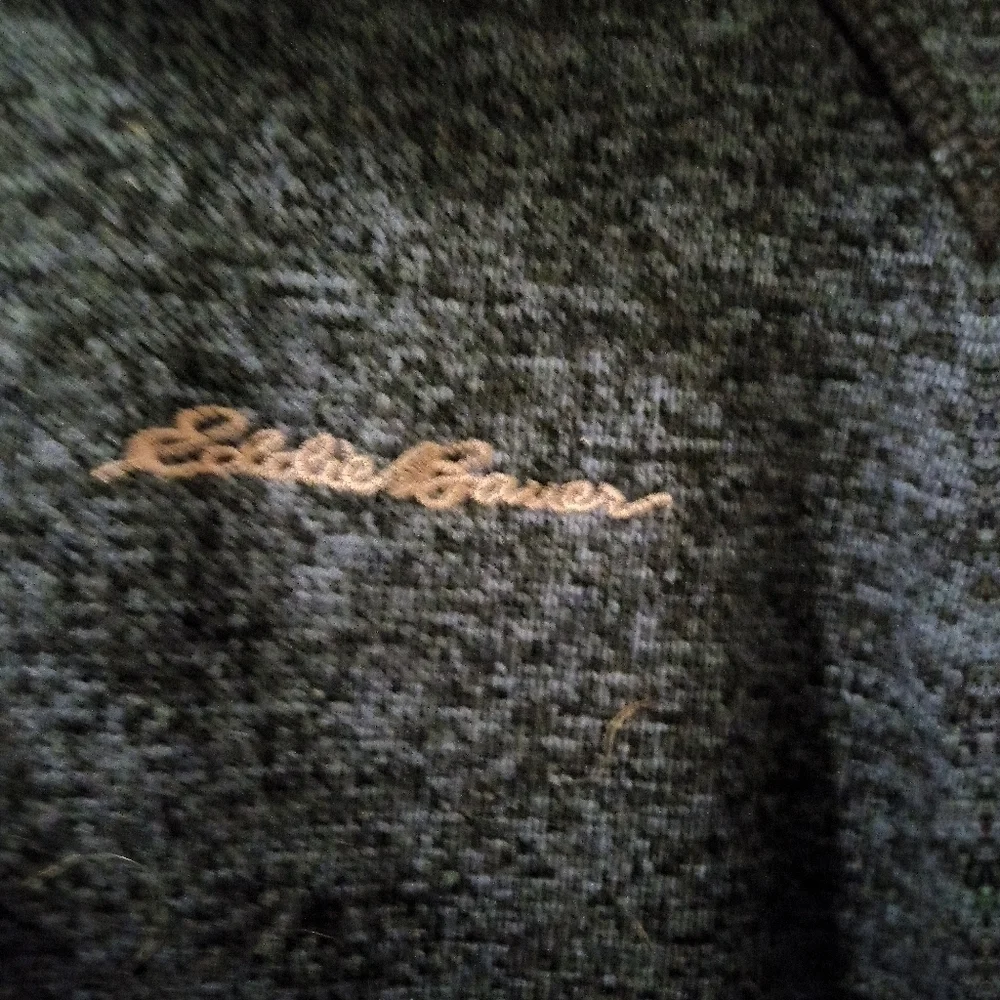 Eddie Bauer Blue Mens XXL Radiator Pullover Half Zip Comfortable Quality GUC